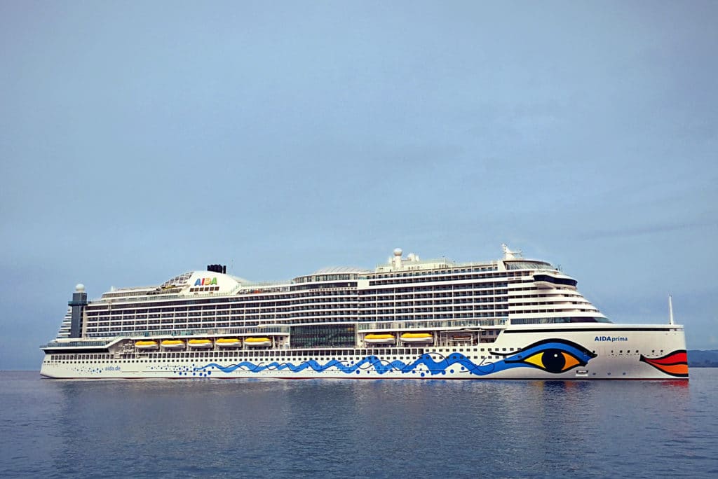 Aidaprima muss in die Werft