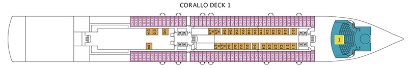 Costa Luminosa Deckplan