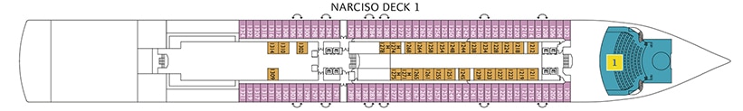 Deckplan Costa Deliziosa