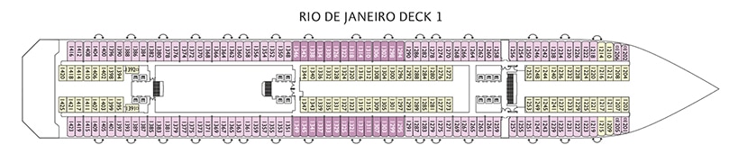 Costa Fortuna Deckplan