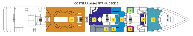 Costa neoRiviera Deckplan
