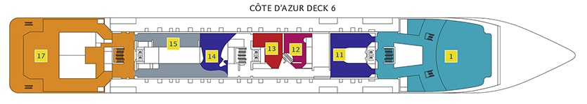 Deckpläne der AIDAmira