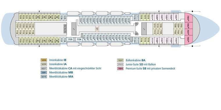 AIDAcara Deck 7
