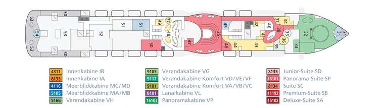 AIDAprima Deck 7