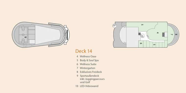 AIDAsol Deck 14