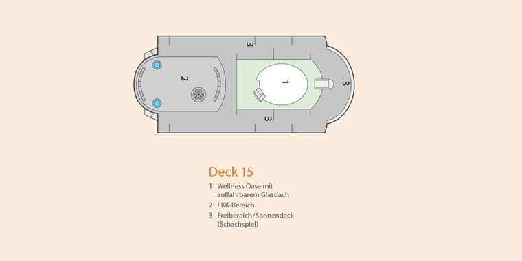 AIDAsol Deck 15