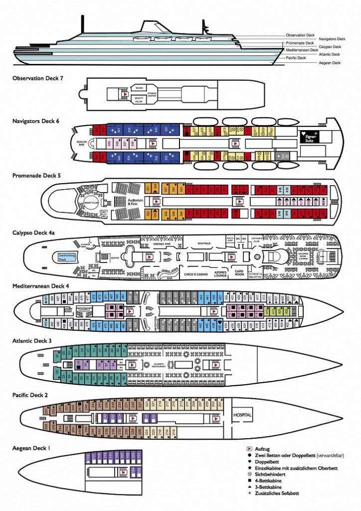 MS Astoria Deckplan
