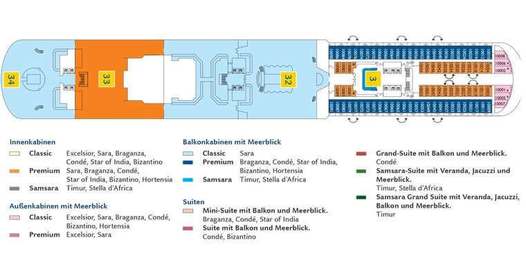 Costa Diadema Deck 10