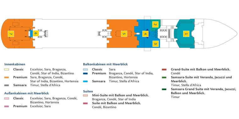 Costa Diadema Deck 3