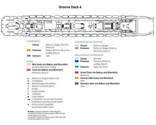 Costa Pacifica Deck 4