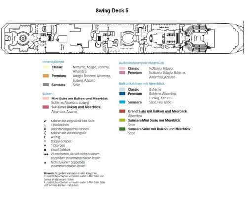 Costa Pacifica Deck 5