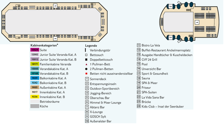 Mein Schiff 1 Deck 14