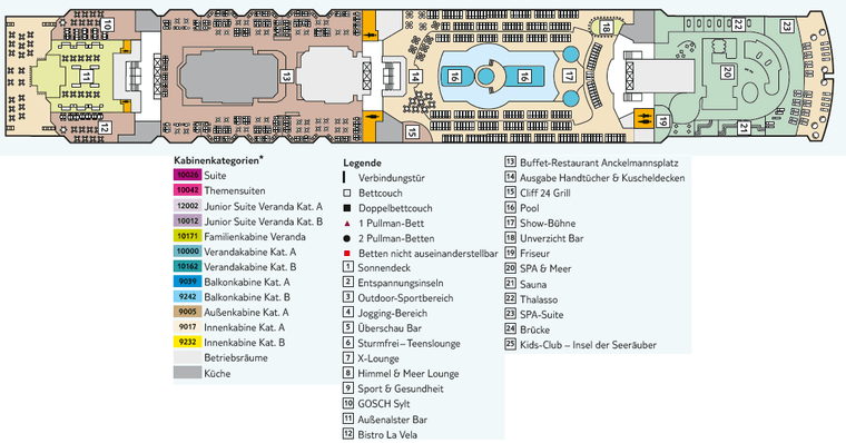 Mein Schiff Herz Deck 11