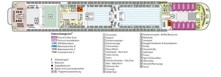 Mein Schiff 3 Deck 14