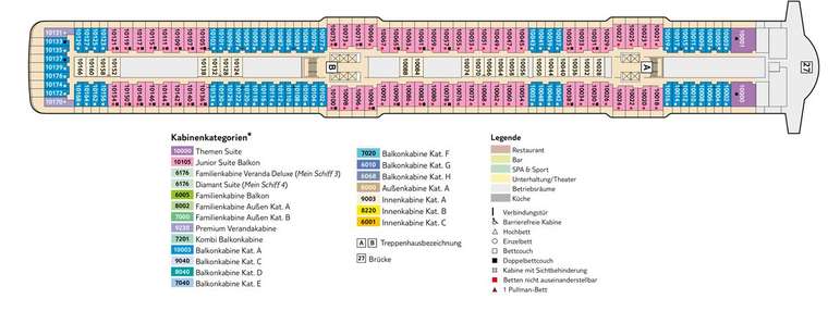 Mein Schiff 4 Deck 10