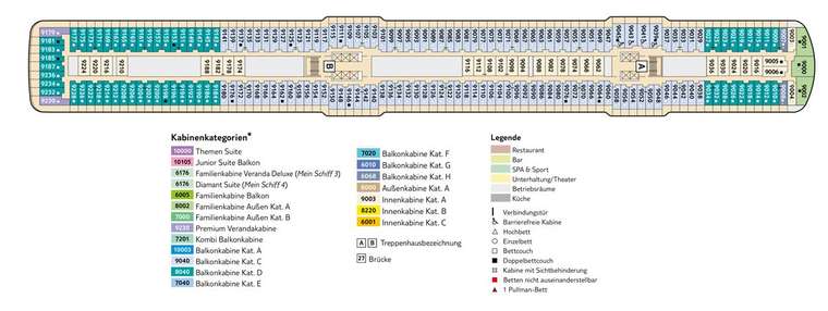 Mein Schiff 4 Deck 9