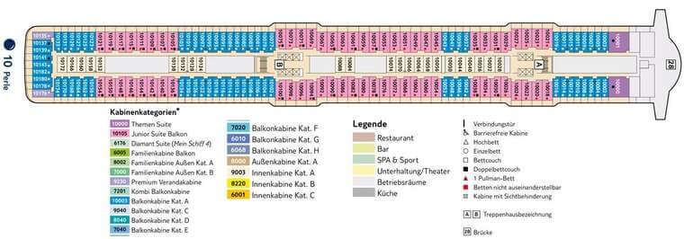 Mein Schiff 5 Deck 10
