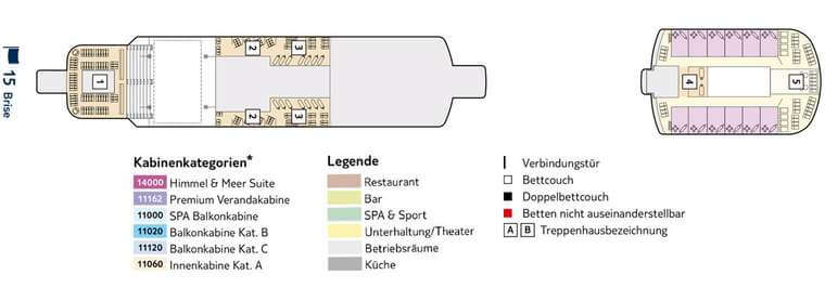 Mein Schiff 5 Deck 15