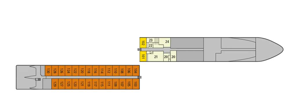 A-Rosa Stella Deckplan