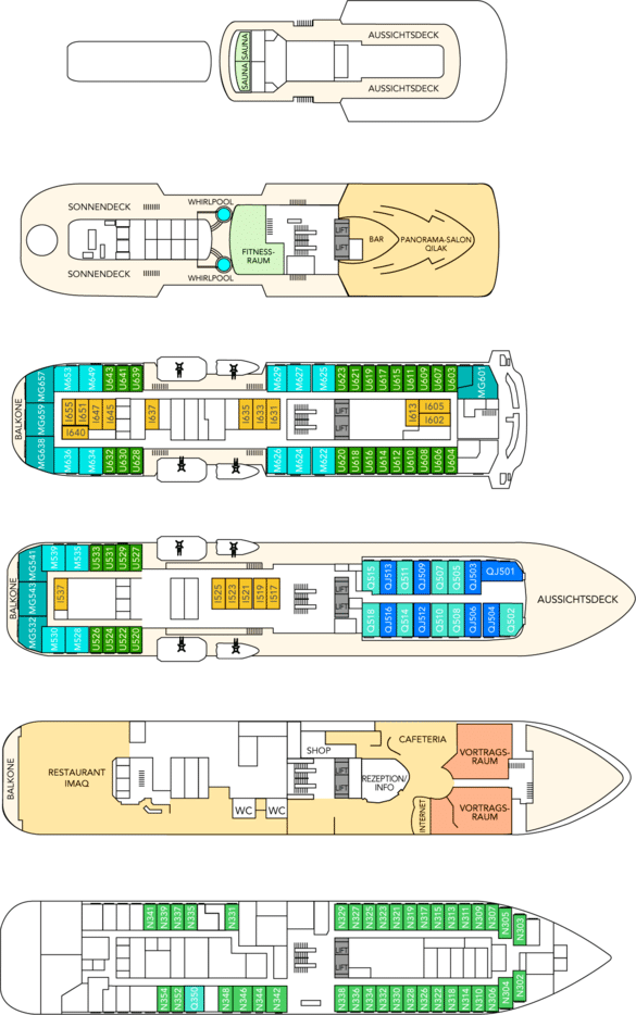 MS Fram Deckplan