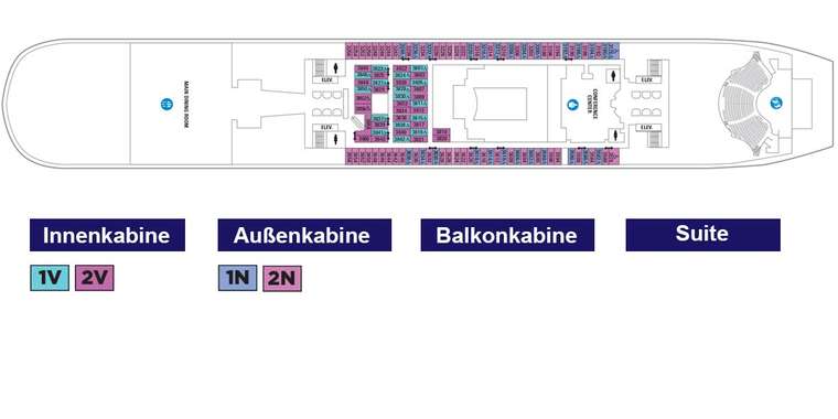 Deckplan Symphony of the Seas