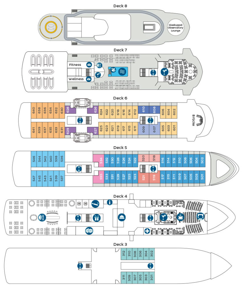 World Voyager Deckplan