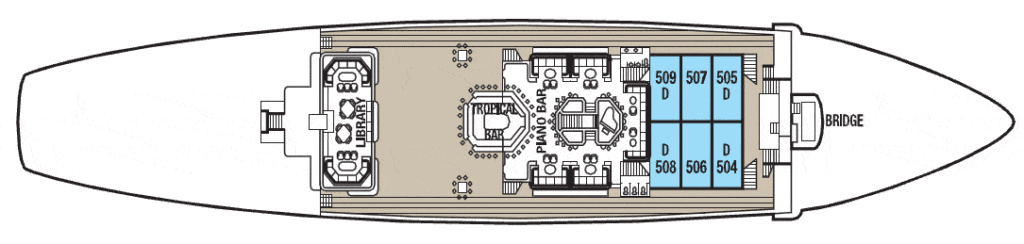 Star Flyer Hauptdeck