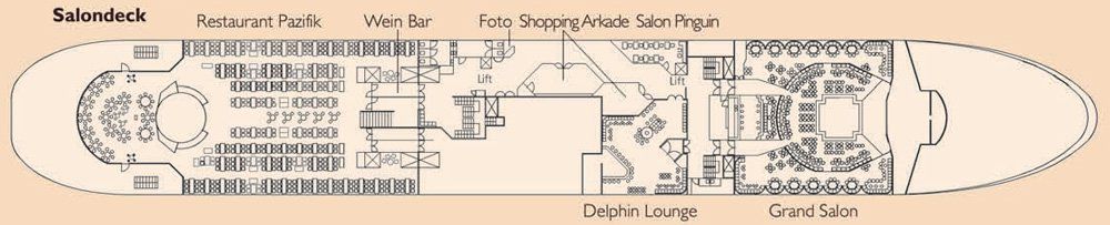 Salondeck MS Delphin