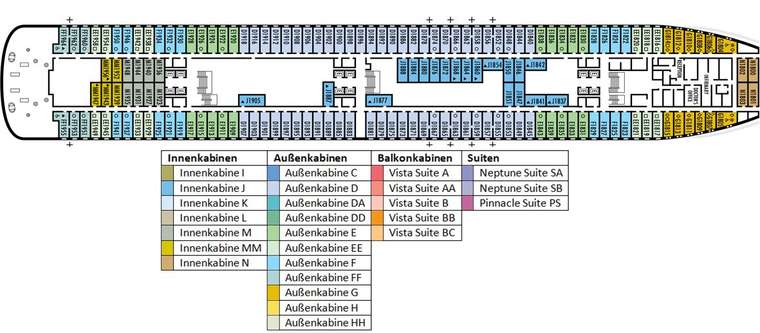 MS ZAANDAM Deck 1