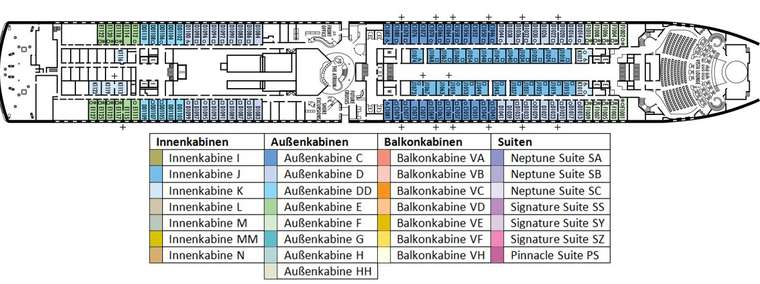 MS WESTERDAM Deck 1