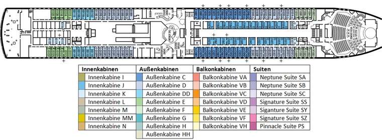 MS ZUIDERDAM Deck 1