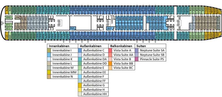 MS ZAANDAM Deck 2