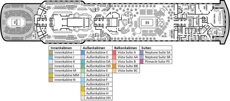 MS ZAANDAM Deck 8