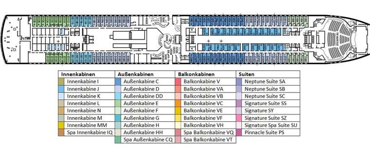 MS Eurodam Deck 1