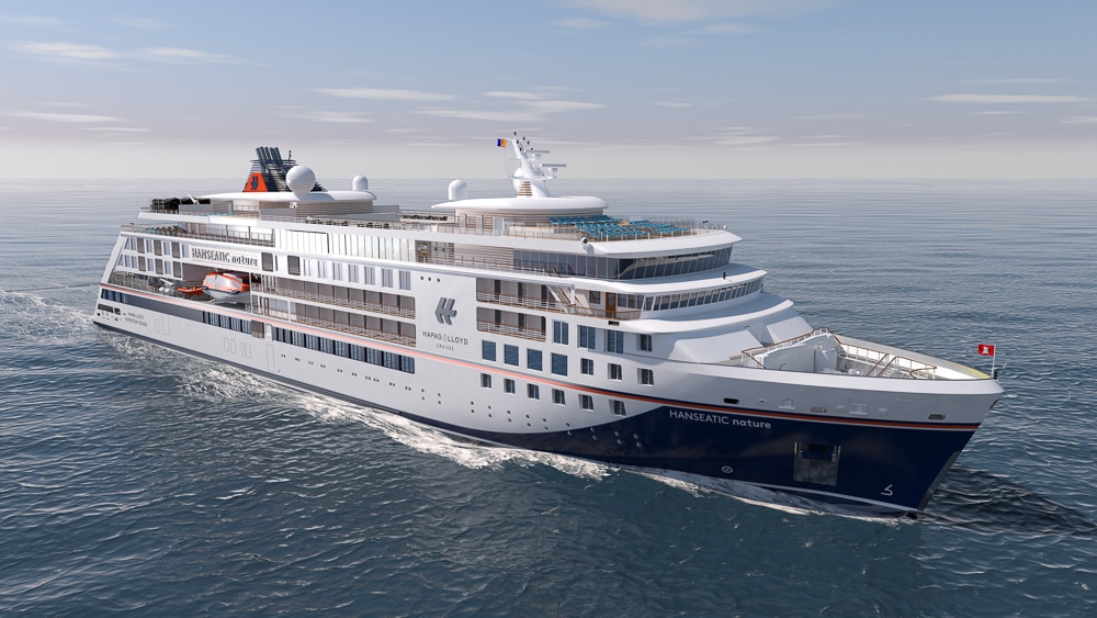 Hanseatic Nature an Hapag-Lloyd Cruises geliefert