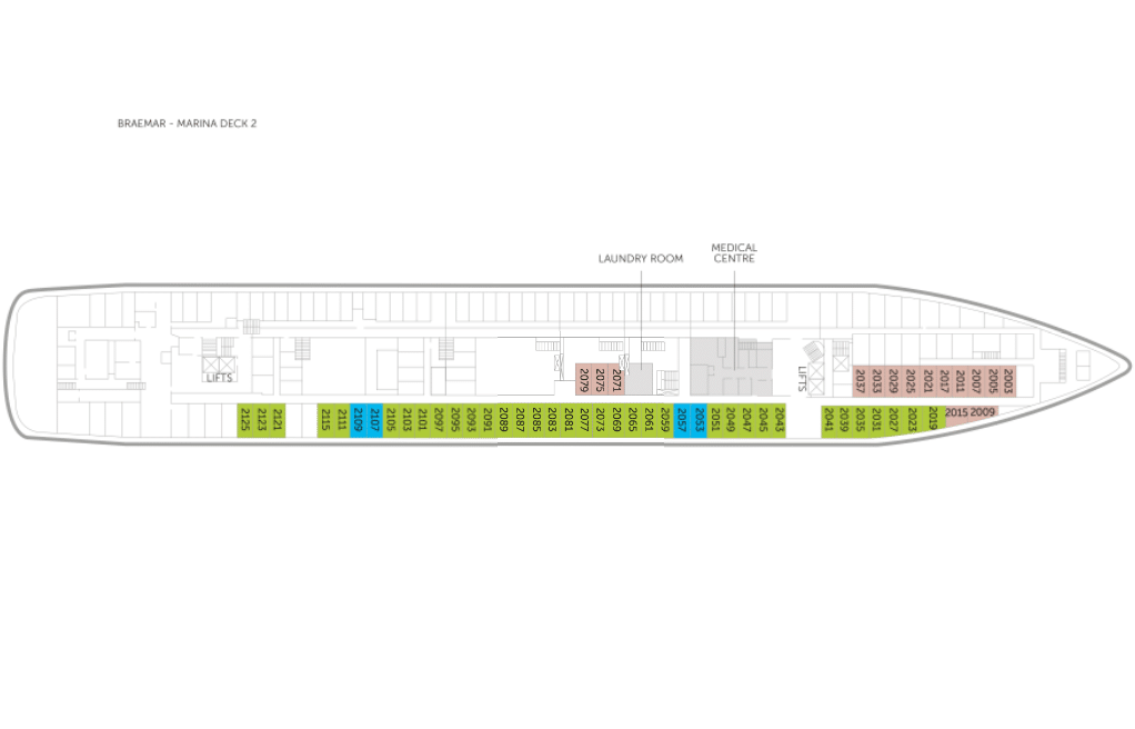 Deckplan Braemar