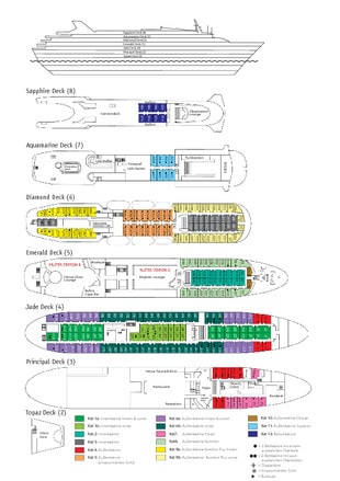 Deckplan MS Ocean Majesty