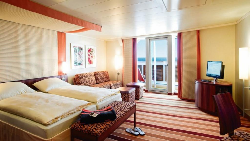 AIDAstella Junior-Suite mit Balkon