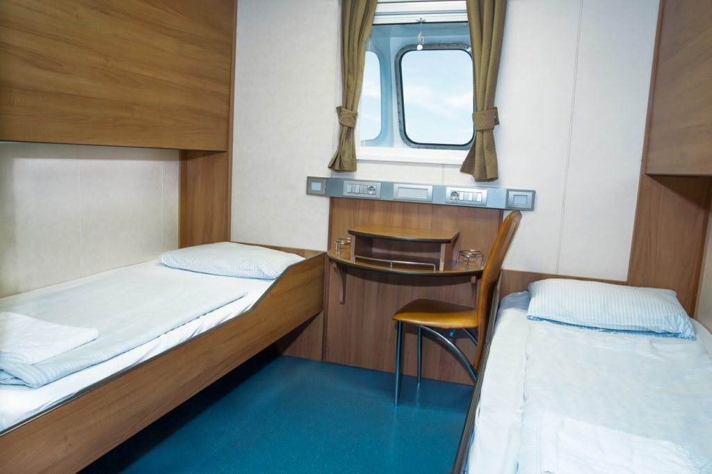 Stena Flavia Innenkabine mit Meerblick