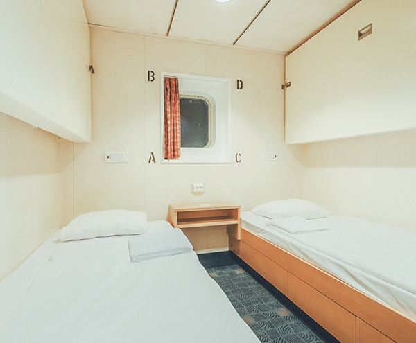 Stena Nordica Innenkabine mit Meerblick
