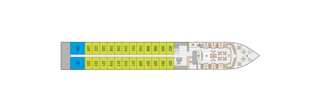 A-Rosa Alva Deckplan Deck 4