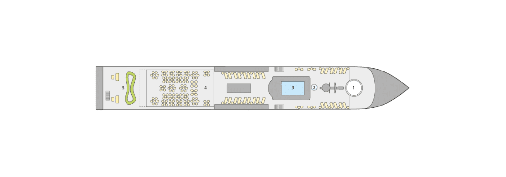 A-Rosa Alva Deckplan Deck 1