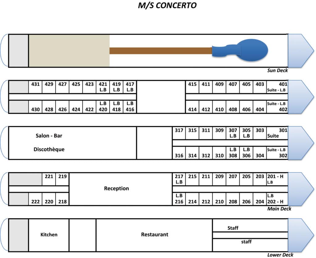 MS Concerto Deckplan