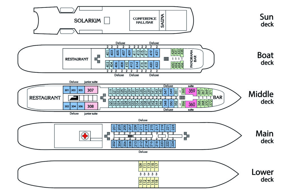MS Chernishevsky Deckplan