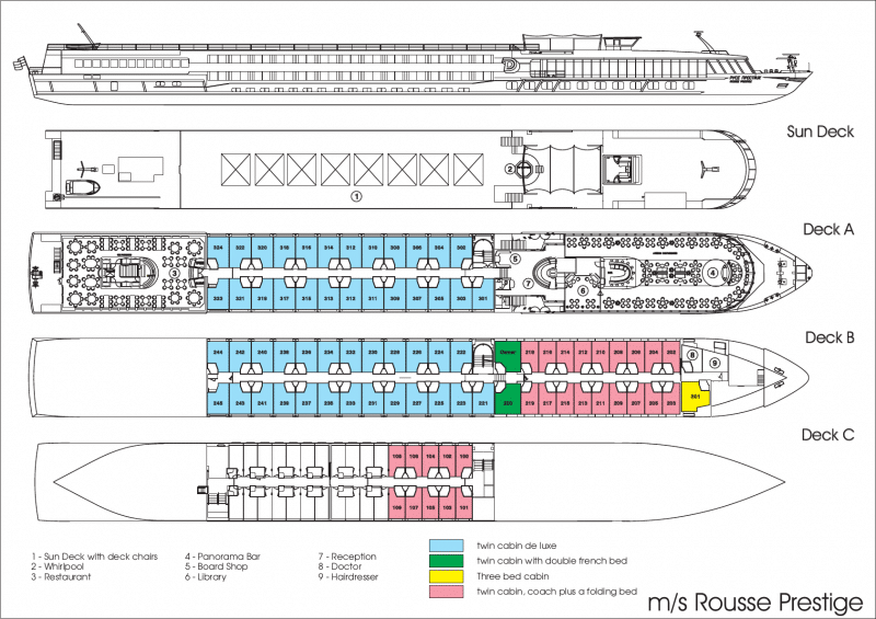 MS Rousse Prestige Deckplan