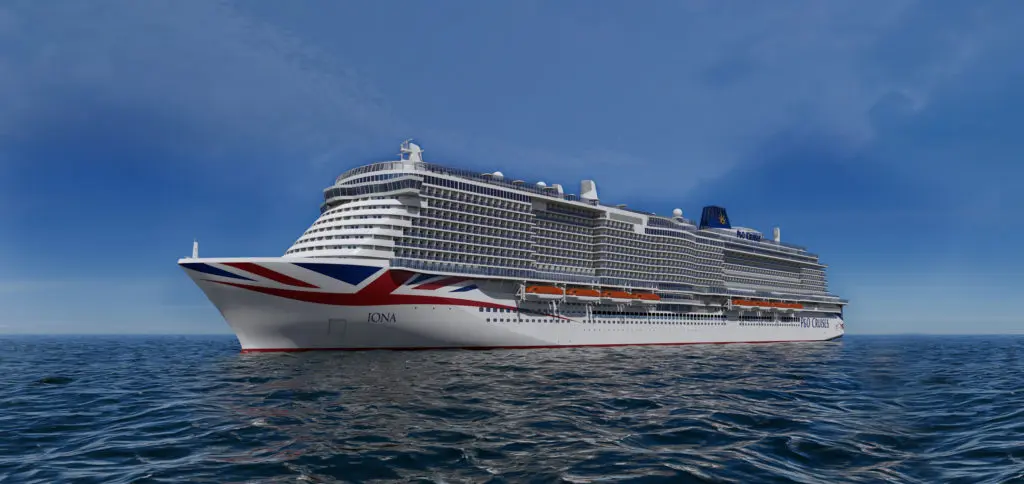 Iona von P&O Cruises – LNG-Neubau startet im Mai 2020