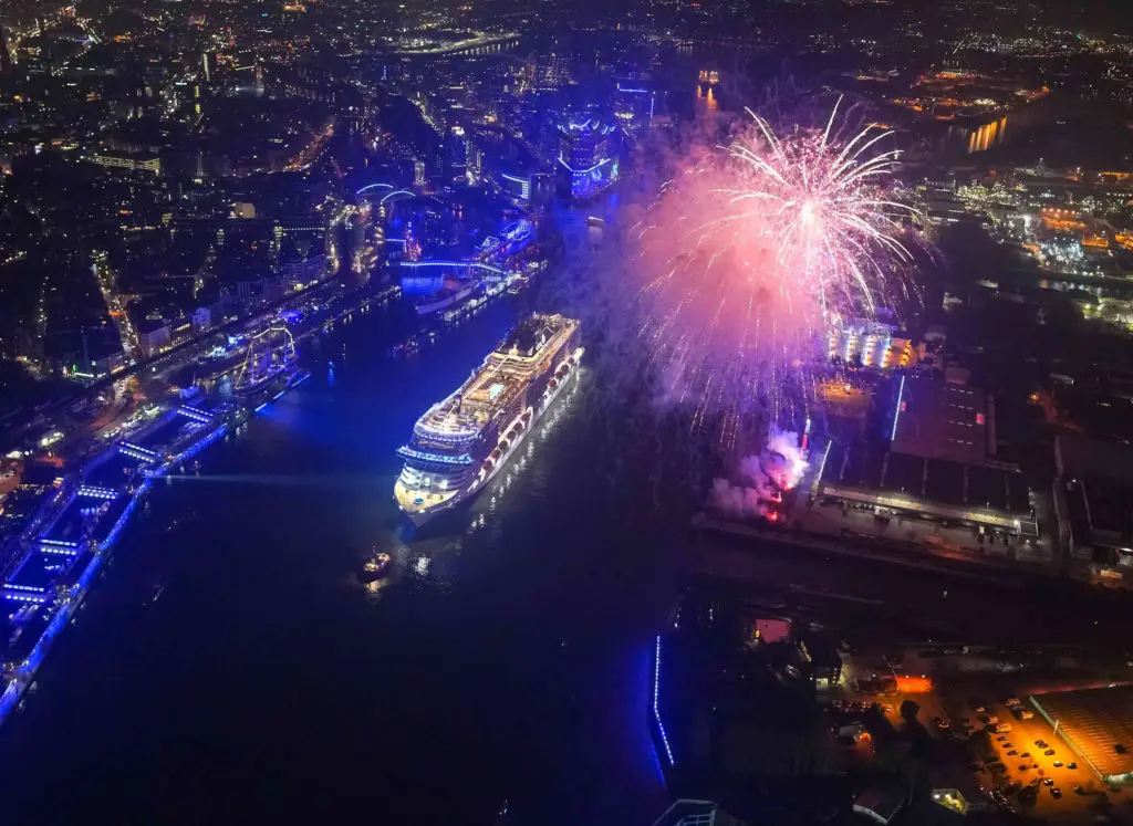 MSC Grandiosa wurde Offiziell in Hamburg getauft