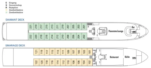 MS Swiss Ruby Deckplan