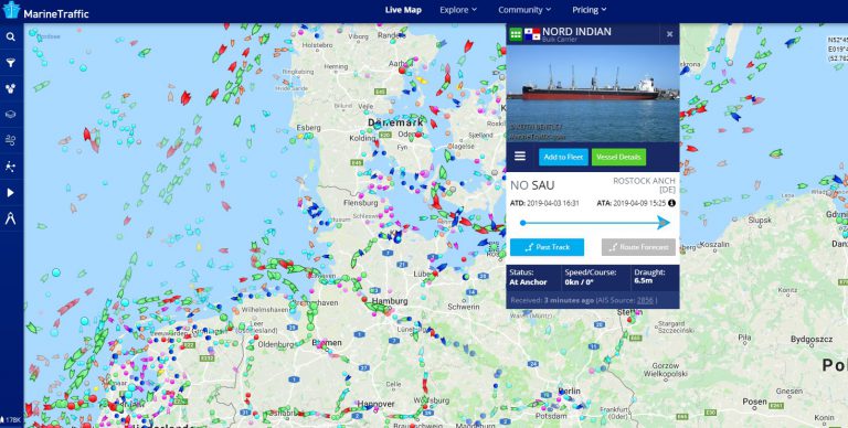 Wie benutzt man MarineTraffic?
