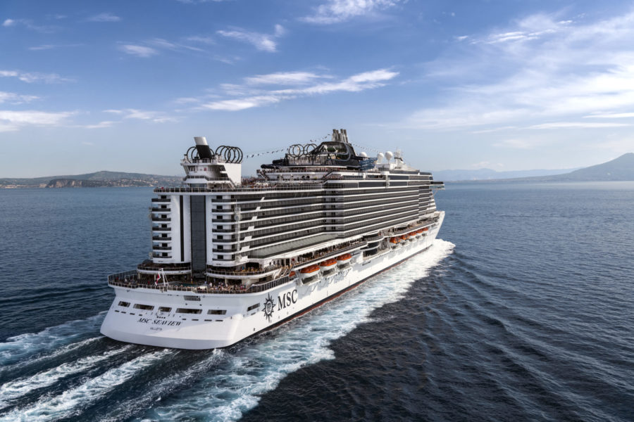 MSC Seaview kommt erstmals nach Kiel